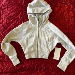 NWT Lululemon Gray Scuba Hoodie